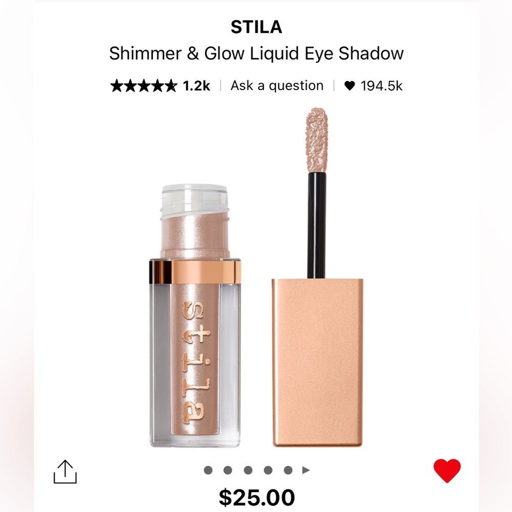 Stila Shimmer & Glow Liquid Eye Shadow in kitten
